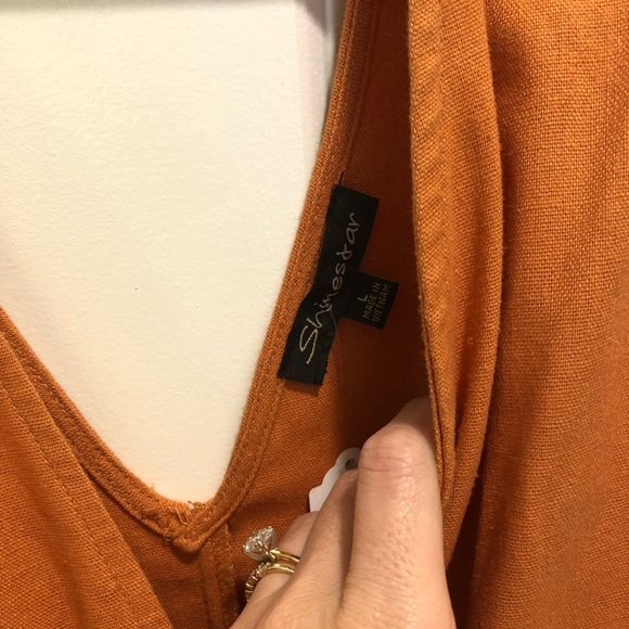 Wide Leg Jumper Autumn Orange - Picture 4 of 6